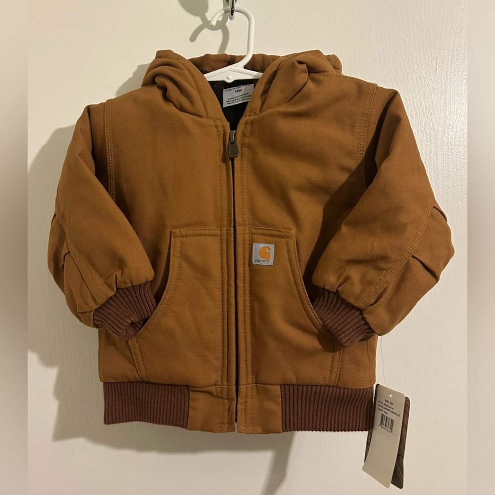 Carhartt Tan Hooded Coat